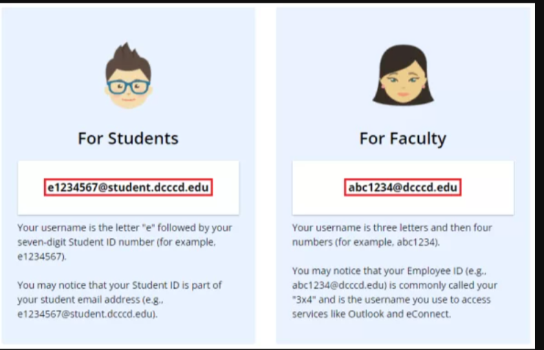 Blackboard DCCCD sign up process