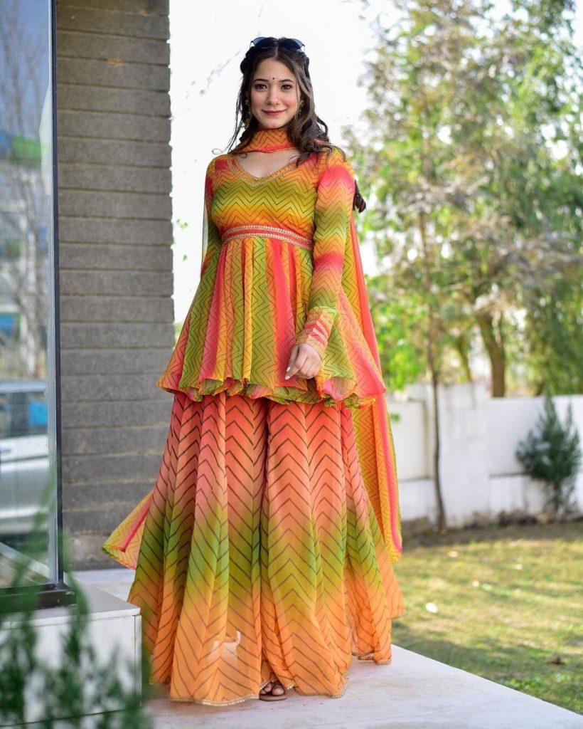 Gharara dress